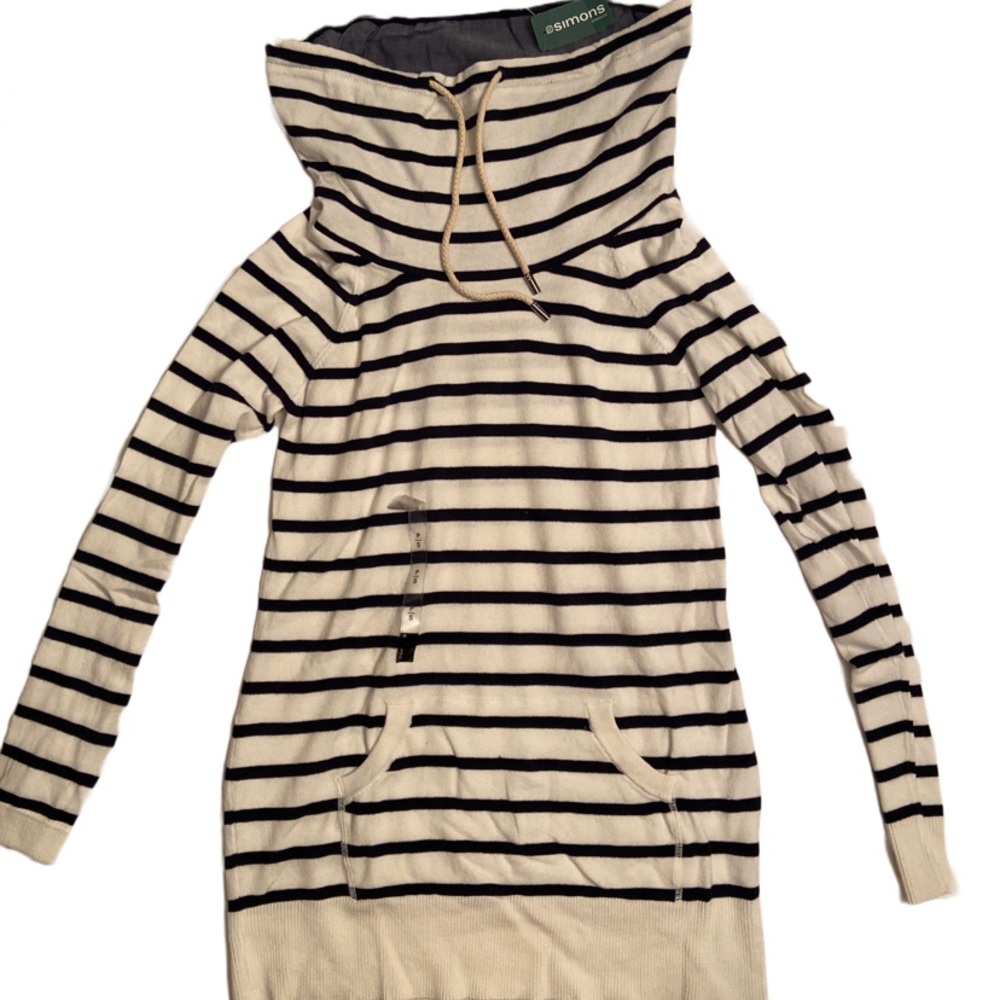 NWT - Twik Striped Cowl Neck Sweater - Size S